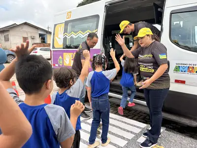 notícia: Maio Amarelo 2026: Detran Amapá inicia campanha educativa no município de Porto Grande