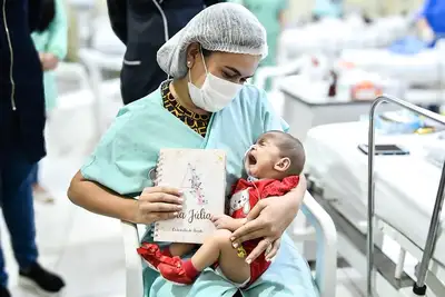 notícia: Governo do Amapá reforça assistência pediátrica diante do aumento de síndromes gripais no período chuvoso