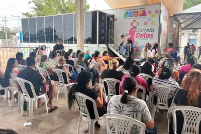 notícia: Governo do Amapá ultrapassa 229 mil atendimentos com a Carreta Delas em cinco grandes ações pelo estado