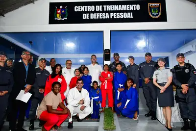 notícia: Governador Clécio inaugura Centro de Treinamento em Defesa Pessoal da Polícia Militar do Amapá