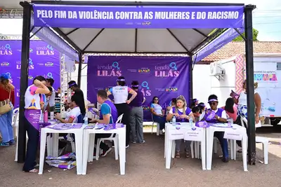 notícia: Governo do Amapá recebe 'Tenda Lilás' na próxima semana para fortalecer rede de proteção à mulher