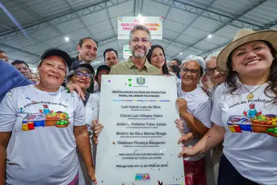 notícia: 'Dignidade completa desde a plantação até a comercialização', enfatiza Clécio ao entregar nova Feira do Produtor Rural na Zona Norte de Macapá
