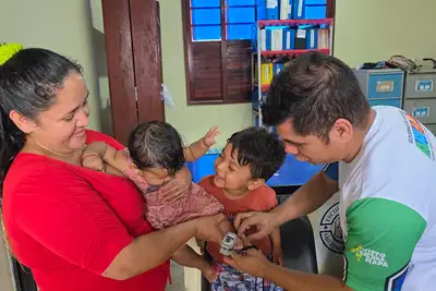 notícia: Mais Sorriso vai além da odontologia e leva consultas, exames e medicamentos aos moradores do Pacuí e região, em Macapá