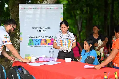notícia: Saúde chega ao Tumucumaque com ação integrada do Governo do Amapá em terras indígenas
