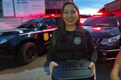 notícia: 'Hoje, com a ajuda do nosso governador, recebemos uma estrutura muito melhor', destaca policial civil do município de Amapá