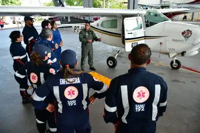 notícia: Serviço aeromédico do Governo do Amapá aumenta em mais de 316% os atendimentos e realiza 25 resgates em maio