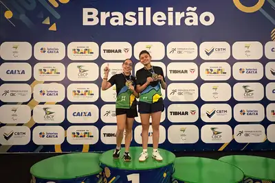 notícia: Com apoio do Governo do Amapá, mesatenistas conquistam ouro inédito e seguem fazendo história no Brasileirão de Inverno 2026
