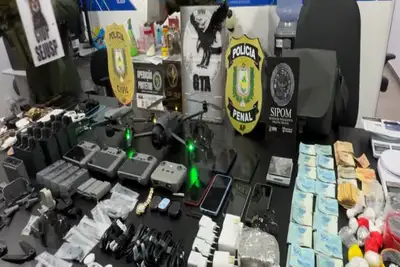 notícia: Durante Operação Protetor, Segurança Pública do Amapá impede entrada de drones, celulares e drogas no Iapen