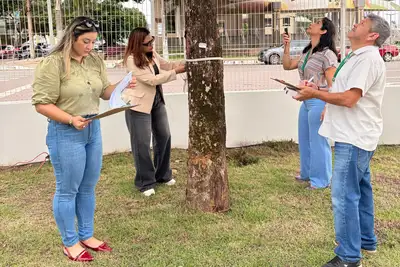 notícia: Governo do Amapá realiza inventário arbóreo para preservar patrimônio ambiental do Complexo Parque Residência