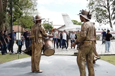 notícia: Parque da Residência reúne esculturas que valorizam a história e a identidade cultural do Amapá