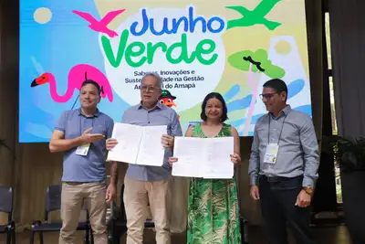 notícia: Junho Verde 2026 começa com alianças estratégicas para fortalecer gestão ambiental, recursos hídricos e desenvolvimento sustentável no Amapá