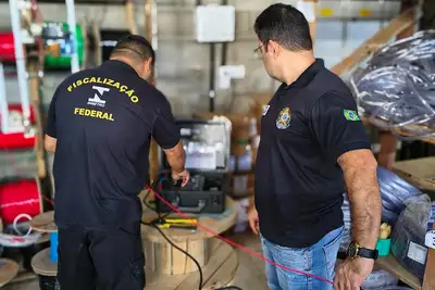 notícia: Instituto de Pesos e Medidas do Amapá fiscaliza mais de 1,2 mil fios, cabos elétricos e motores em Macapá e Santana 