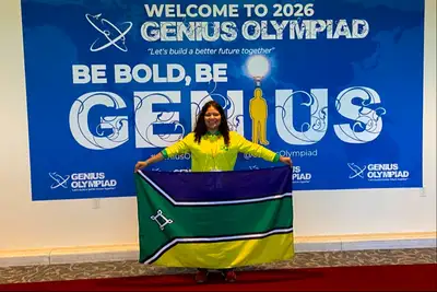 notícia: Estudante da rede pública do Amapá discursa na abertura da Genius Olympiad, nos Estados Unidos