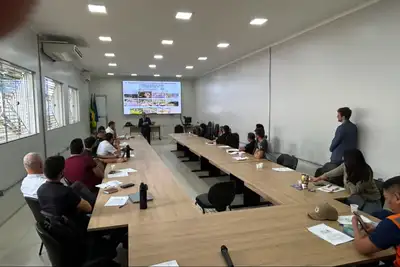 Foto: Orleno Marques da Silva / Iepa O encontro foi realizado na sala de reuniões da Secretaria de Estado do Meio Ambiente (Sema)