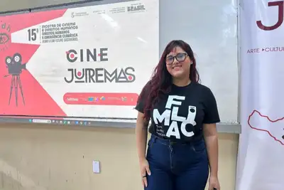 Foto: Arquivo Cine Juremas Idealizadora do Cine Juremas, Maria Lua