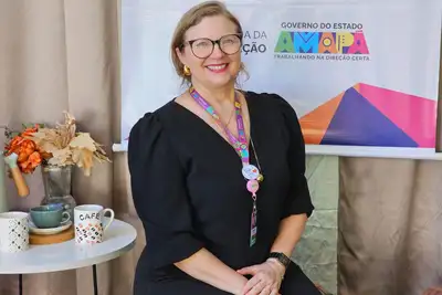 A chefe da Unidade de Monitoramento Técnico das Escolas, Cleina Fonseca
