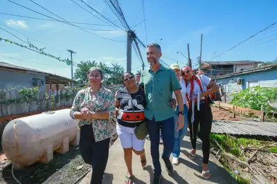 notícia: Governador Clécio assina ordem de serviço para novo espaço de lazer na Ponte do Apertadinho, na Zona Sul de Macapá