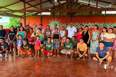 notícia: Governo do Amapá apresenta Projeto Socioambiental Indígena para ampliar atendimento a famílias afetadas pela crise da mandioca em Oiapoque