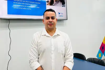 Foto: Wedson Castro/Amprev Daniel Oliveira, ministrante e analista de suporte e Coordenador de Sistemas