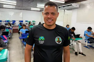 Foto: Sharlot Sandim/Seed Diego Belo, professor de química