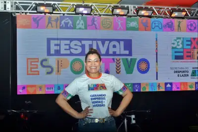 Foto: secom-gea Secretária de Estado do Desporto e Lazer, Cibely Souza destaca o incentivo do Governo do Amapá a iniciativas que promovem inclusão social, esporte e cidadania nos territórios.