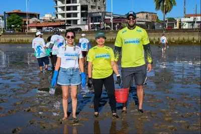 Foto: Sal Lima/GEA Secretária Taisa Mendonça (ao centro) ladeada pelos secretáriosadjuntos da Sema