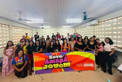 notícia: Governo do Estado realiza aulas magnas do Novo Amapá Jovem em Pracuúba, Ferreira Gomes, Porto Grande e Mazagão
