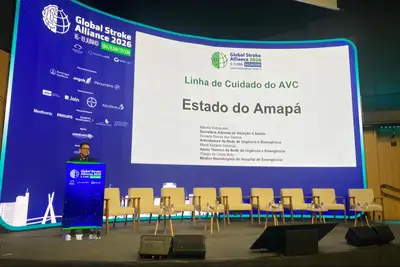 notícia: Governo do Amapá apresenta avanços na assistência ao AVC durante fórum internacional em São Paulo
