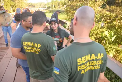 notícia: Governo do Amapá atua com resposta rápida em ocorrência ambiental em Pedra Branca do Amapari