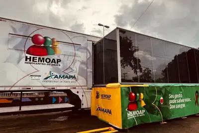notícia: ELAS II: Carreta do Hemoap amplia acesso à doação de sangue durante ação no Sebrae