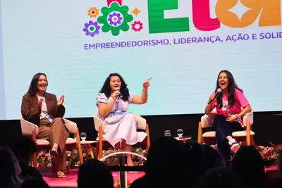 notícia: Empreendedora do Selo Amapá é destaque no ELAS II, encontro de lideranças femininas promovido pelo Governo do Estado