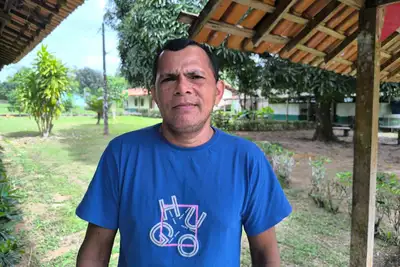 Joniel Costa, professsor da Escola Estadual Maria Oneide Pereira dos Reis