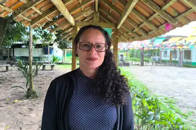 Orlete da Conceição, professora da Escola Estadual Olendina Ferreira do Rosário