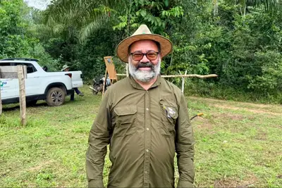 O analista da Embrapa Amapá, Jackson Santos