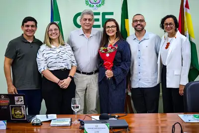 notícia: Secretária Simone Guedes toma posse como conselheira do Conselho Estadual de Educação do Amapá