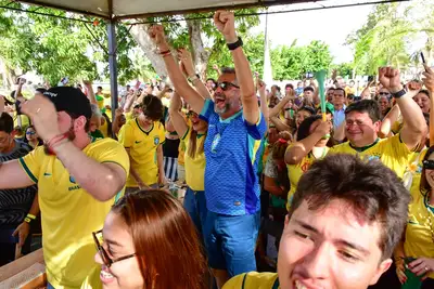notícia: Governo do Amapá celebra primeiro mês do Parque Residência com vitória do Brasil sobre o Japão na Copa do Mundo