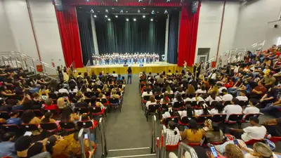 notícia: Fête de la Musique reúne estudantes em celebração à língua e à cultura francesa em Macapá