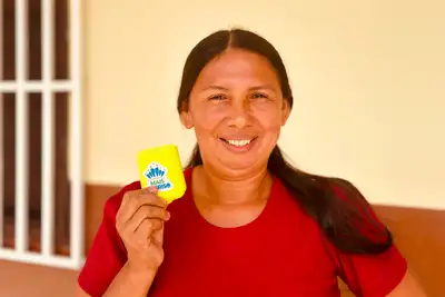 notícia: "Foi maravilhoso poder voltar a sorrir", diz agricultora ao receber prótese dentária