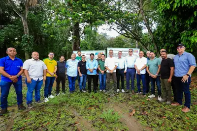 notícia: Governador Clécio acompanha início das obras da primeira fábrica de cimento do Amapá: ‘um marco para o desenvolvimento e o futuro da nossa economia'