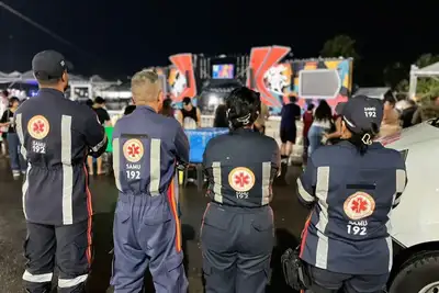 notícia: Serviço de Atendimento Móvel de Urgência (Samu) garante atendimento durante a Expofeira