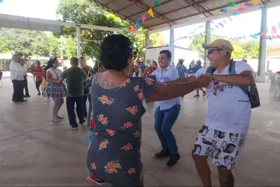 notícia: Festa junina reúne usuários da rede de saúde mental da Sesa em momento de integração e convivência, em Macapá
