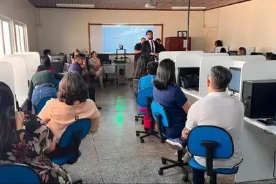 notícia: Saúde capacita gestores para utilização de novo sistema do Fundo Rotativo Hospitalar no Amapá 