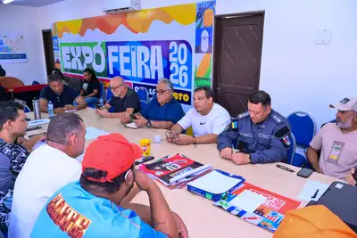 notícia: Expofeira 2026: Grupo de trabalho inicia planejamento integrado para plano operacional de segurança na maior feira de negócios do Amapá