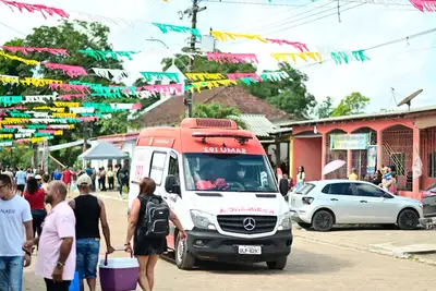 notícia: Governo do Amapá garante assistência em saúde e resgate nos dias mais intensos da 249ª Festa de São Tiago