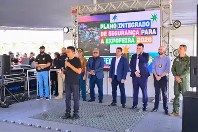 notícia: Governo do Amapá apresenta Plano de Segurança para Expofeira 2026 com aumento de 40% no efetivo