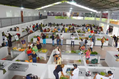 notícia: Governo do Estado entrega a nova Feira do Produtor Rural de Santana totalmente revitalizada e ampliada