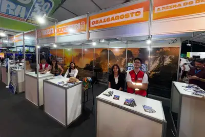 notícia: Centro de Atendimento ao Turista reúne agentes de viagens e guias credenciados para orientar visitantes na Expofeira 2026