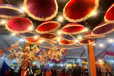 notícia: Espaços instagramáveis conquistam o público durante a Expofeira 2026