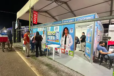 notícia: Sesa registra 32 atendimentos nos postos de saúde durante primeiro dia da Expofeira 2026