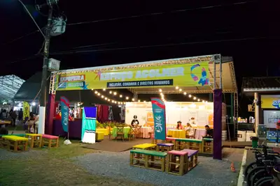 notícia: Governo do Amapá amplia acolhimento, inclusão e proteção às famílias durante a Expofeira 2026